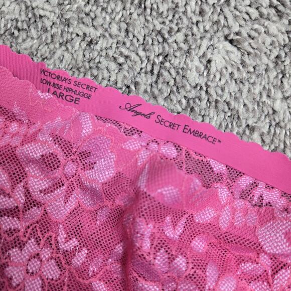 VINTAGE ANGELS SECRET EMBRACE VICTORIAS SECRET LOW RISE HIPHUGGER PANTIES sz L - Picture 3 of 6